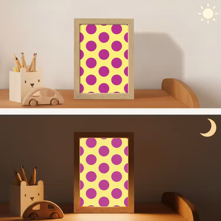Nachtlampje - Dots - Klassiek - Geel — 7