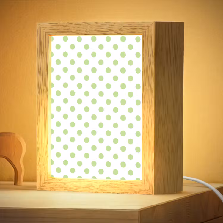 Nachtlampje - Dots - Klassiek - Groen — 4