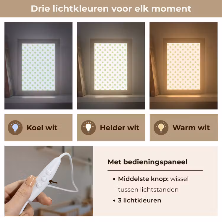 Nachtlampje - Dots - Klassiek - Groen — 5