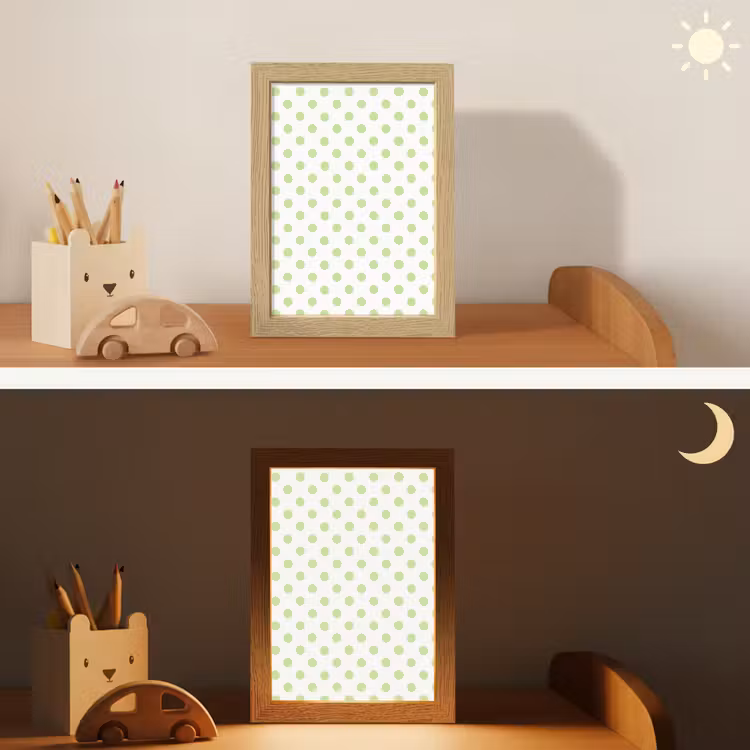 Nachtlampje - Dots - Klassiek - Groen — 7