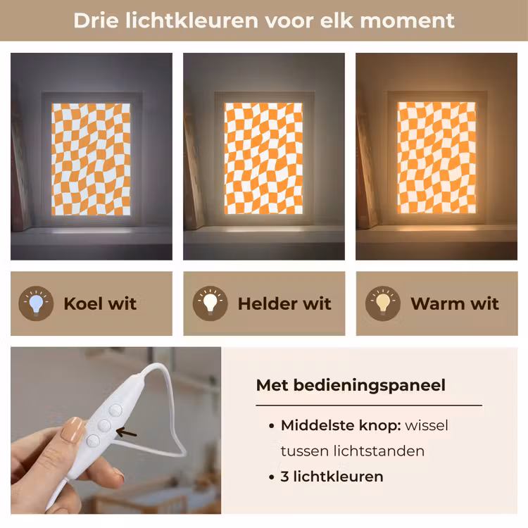 Nachtlampje - Golvend - Patroon - Oranje — 5