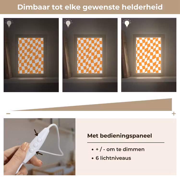 Nachtlampje - Golvend - Patroon - Oranje — 6