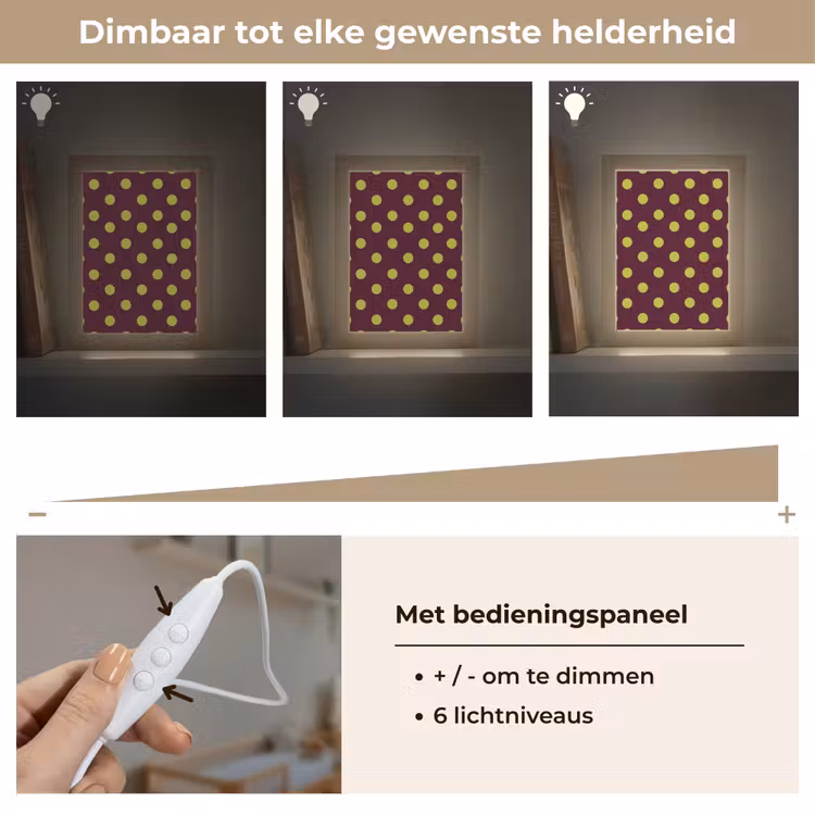 Nachtlampje - Klassiek - Stippen - Groen — 6