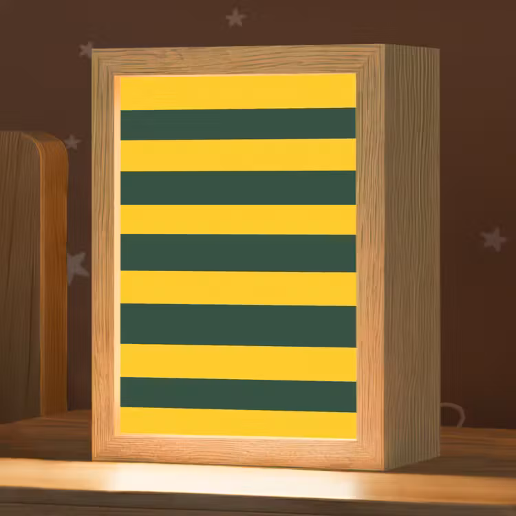 Nachtlampje - Klassiek - Strepen - Groen — 1