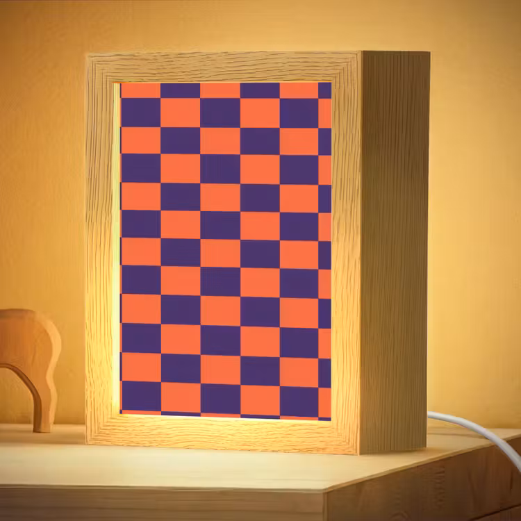 Nachtlampje - Patroon - Klassiek - Paars — 4