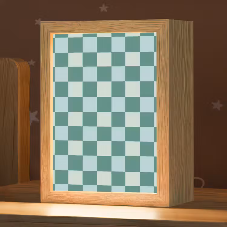 Nachtlampje - Schaak - Klassiek - Groen — 1