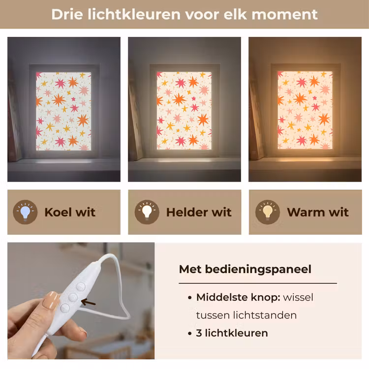 Nachtlampje - Sterren - Speels - Kleurrijk — 5
