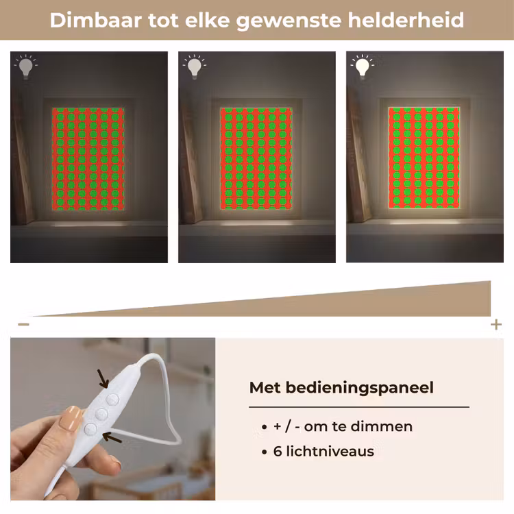 Nachtlampje - Stippen - Patroon - Groen — 6