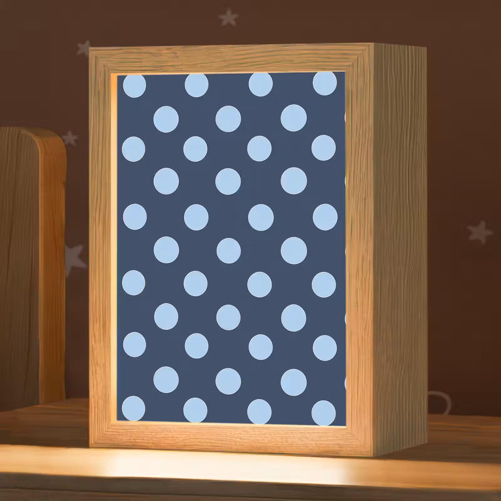 Nachtlampje - Klassiek - Dots - Blauw — 1