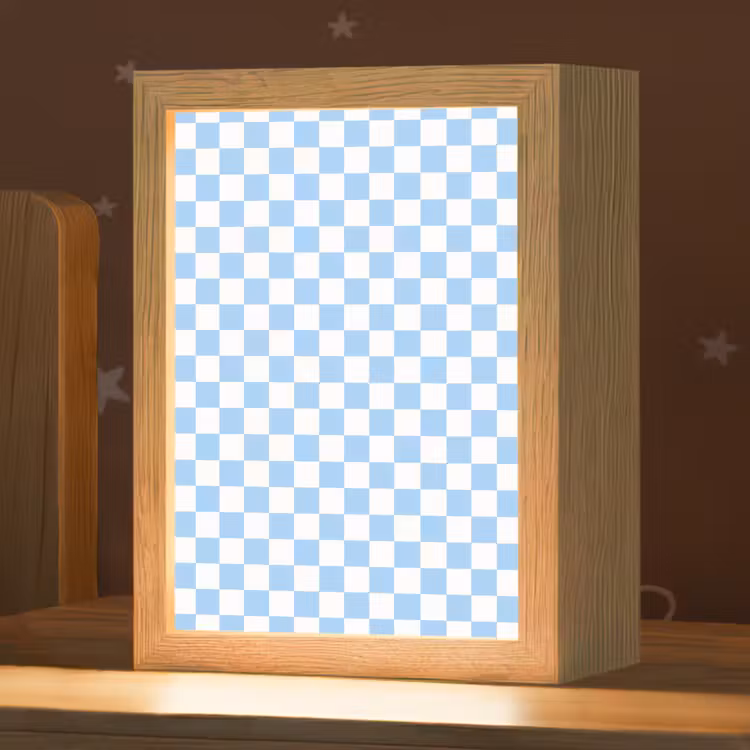 Nachtlampje - Schaakbord - Klassiek - Blauw — 1