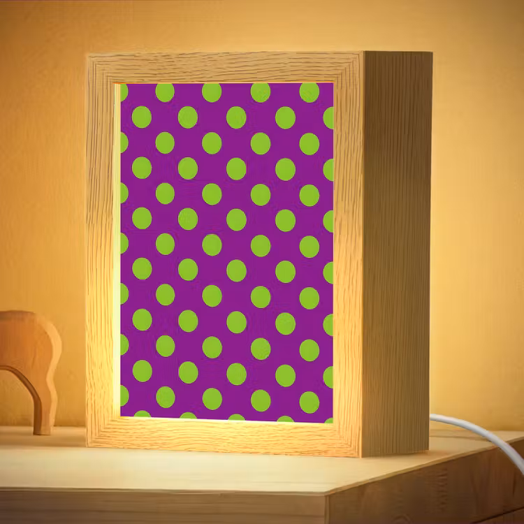 Nachtlampje - Stippen - Klassiek - Groen — 4