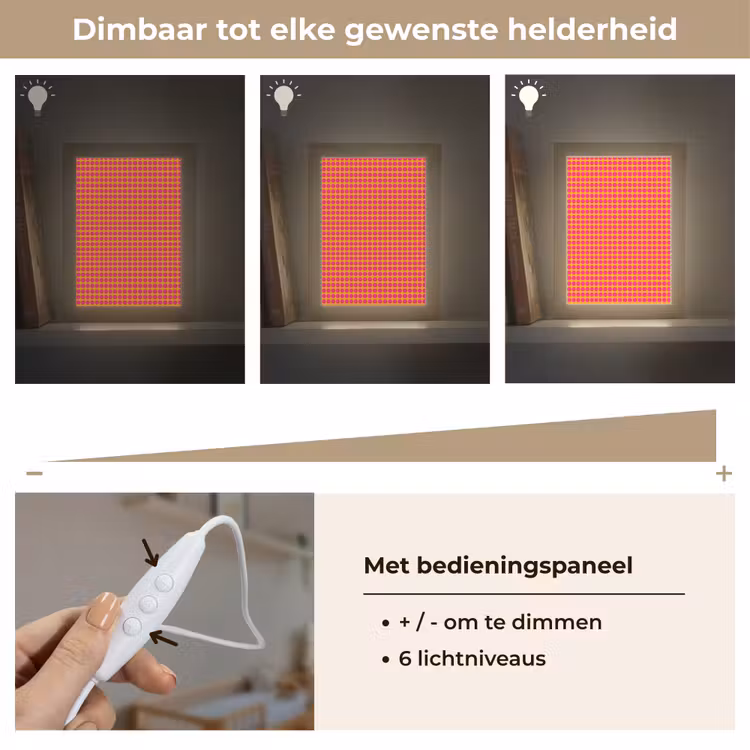 Nachtlampje - Stippen - Patroon - Oranje — 6