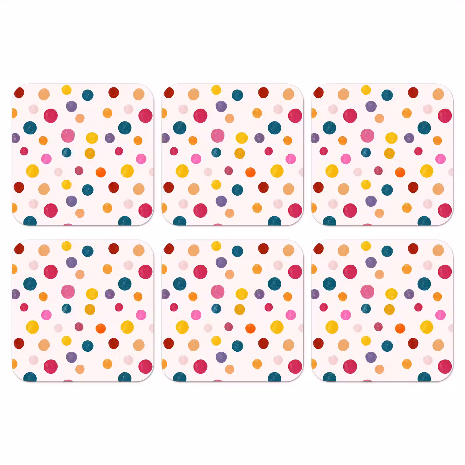 Onderzetter - Cirkels - Speels - Kleurrijk — 1