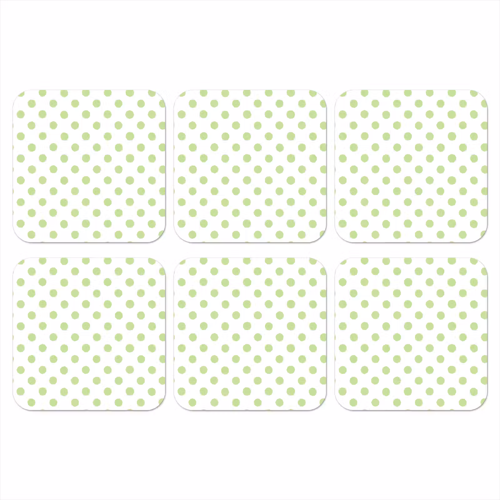 Onderzetter - Dots - Klassiek - Groen — 1