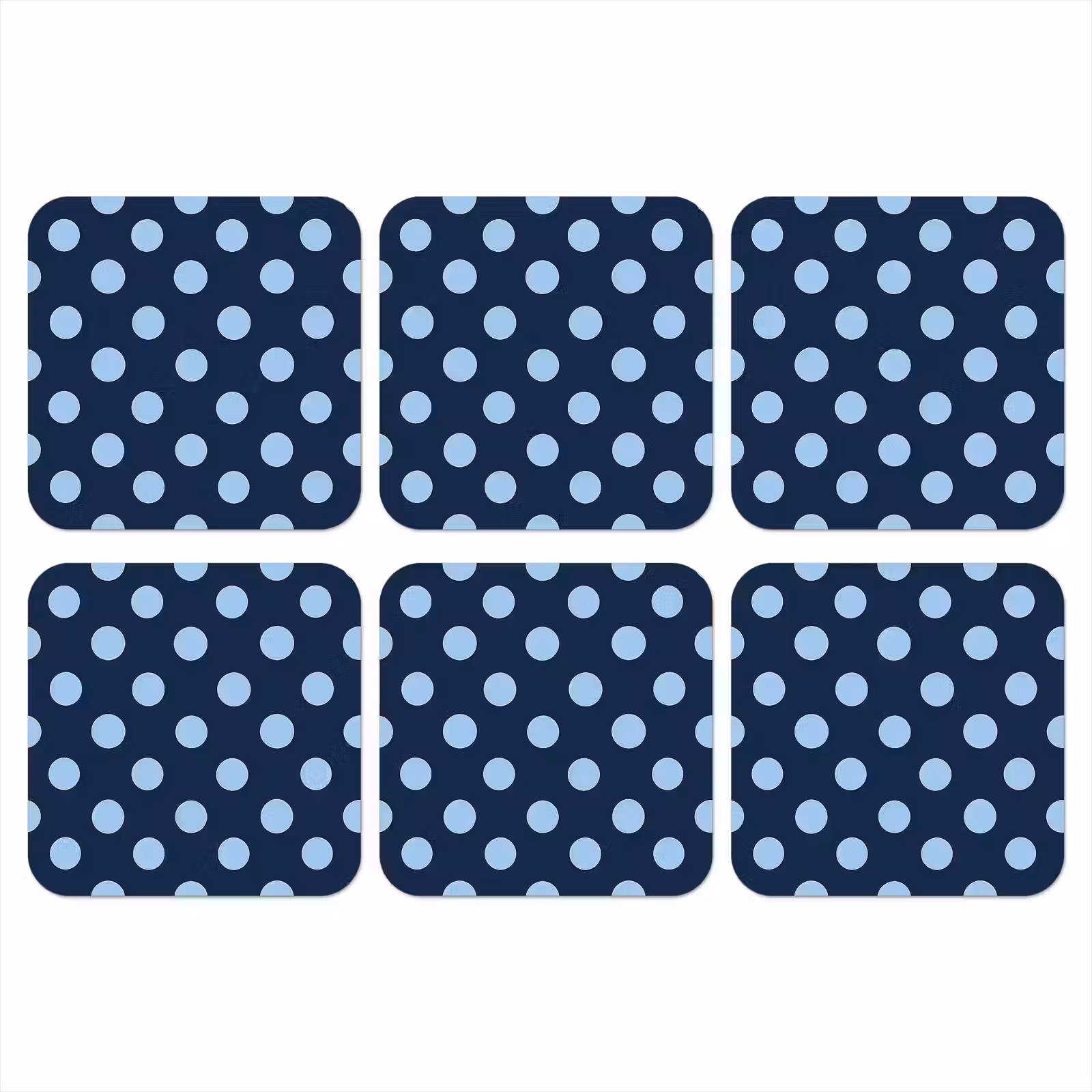 Onderzetter - Klassiek - Dots - Blauw — 1