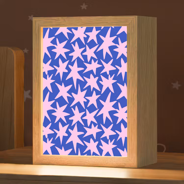 Nachtlampje - Modern - Sterren - Blauw — 1