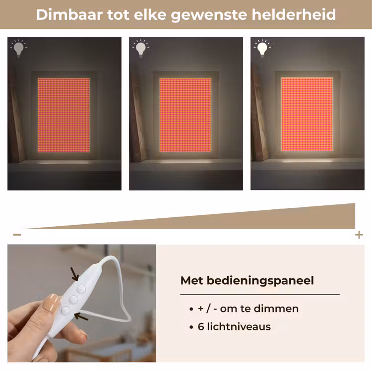 Nachtlampje - Modern - Stippen - Oranje — 6