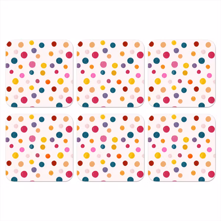 Onderzetter - Cirkels - Speels - Kleurrijk — 1