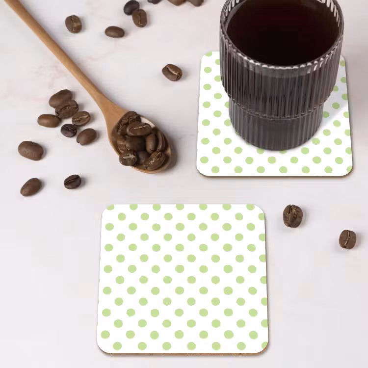 Onderzetter - Dots - Klassiek - Groen — 4
