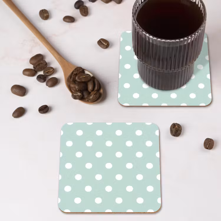 Onderzetter - Klassiek - Polka - Groen — 4