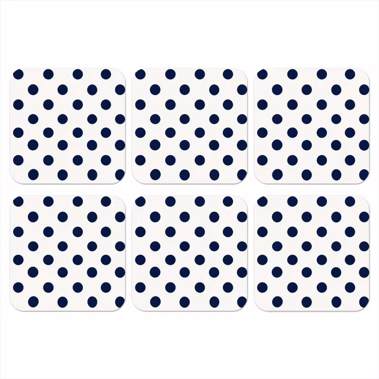 Onderzetter - Klassiek - Stippen - Blauw — 1