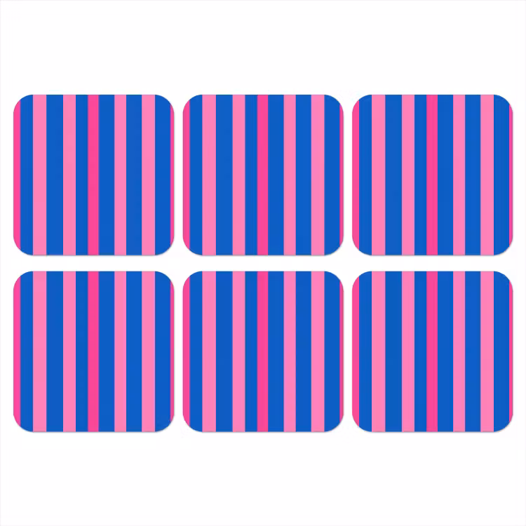 Onderzetter - Modern - Optisch - Roze — 1