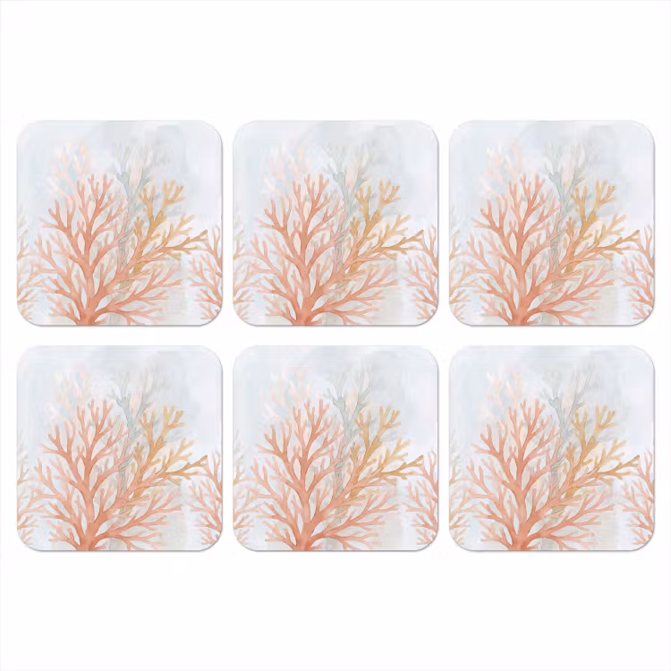 Onderzetter - Natuur - Abstract - Aquarel - Organisch - Warm — 1