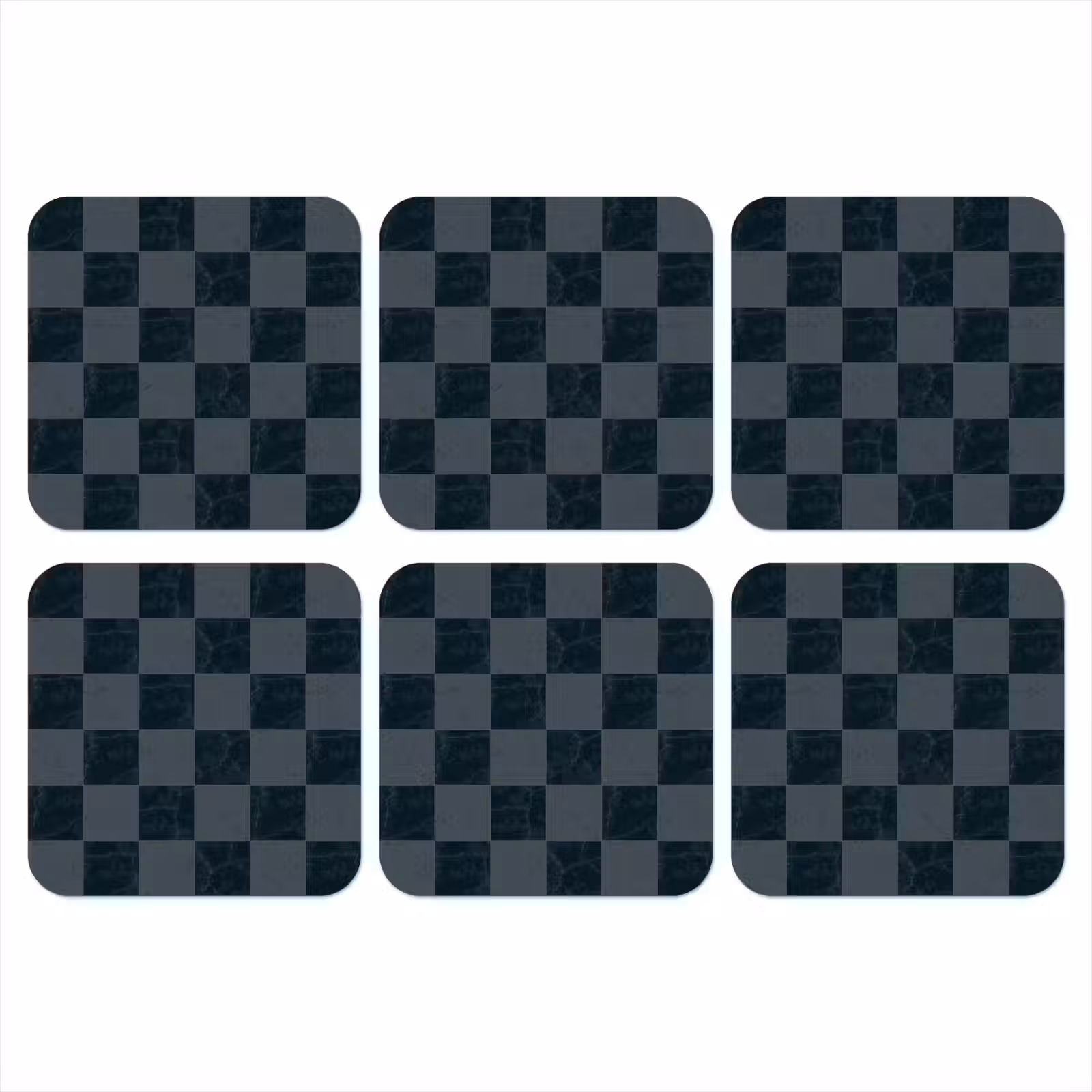 Onderzetter - Marmer - Patroon - Antraciet — 1
