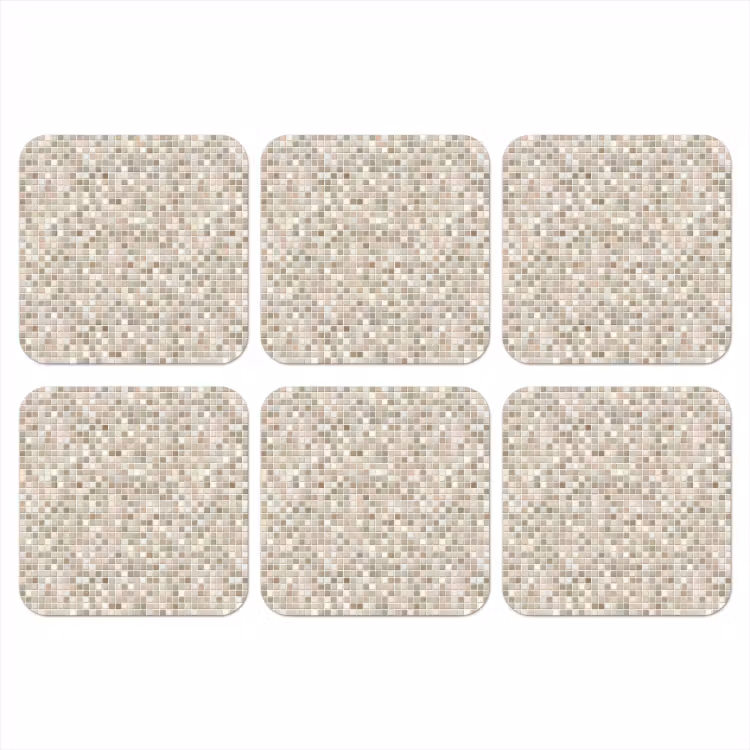 Onderzetter - Mozaïek - Patroon- Taupe — 1