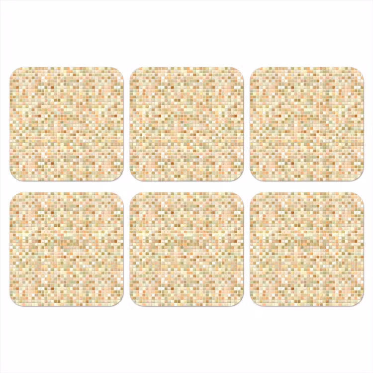Onderzetter - Mozaïek - Patroon - Terracotta — 1
