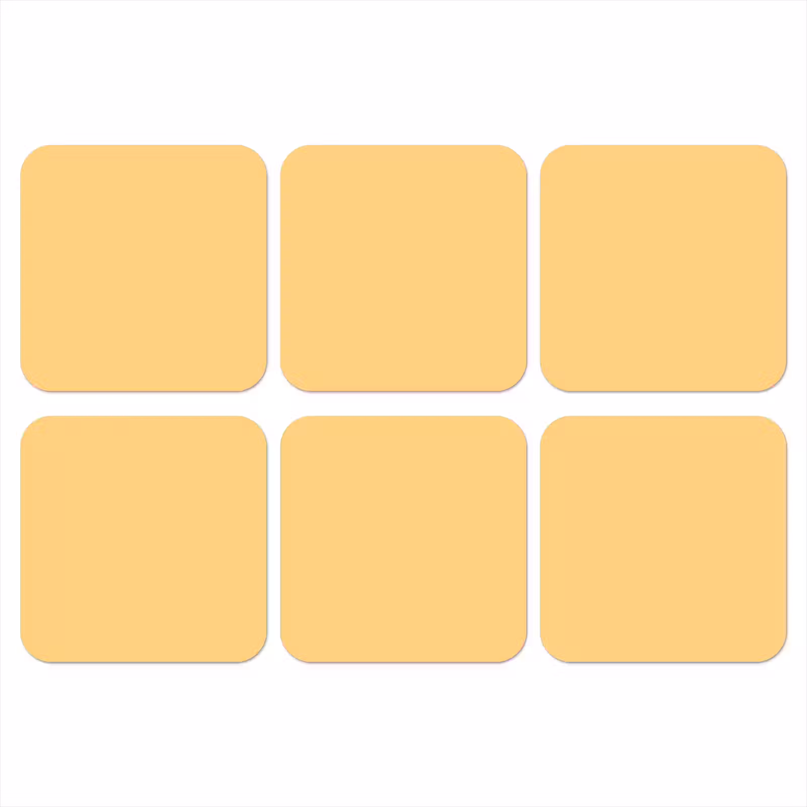 Onderzetter - Apricot - Ice - Oranje — 1