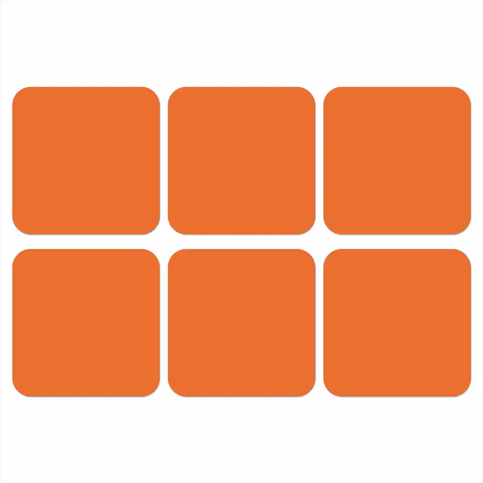 Onderzetter - Burnt - Sienna - Oranje — 1