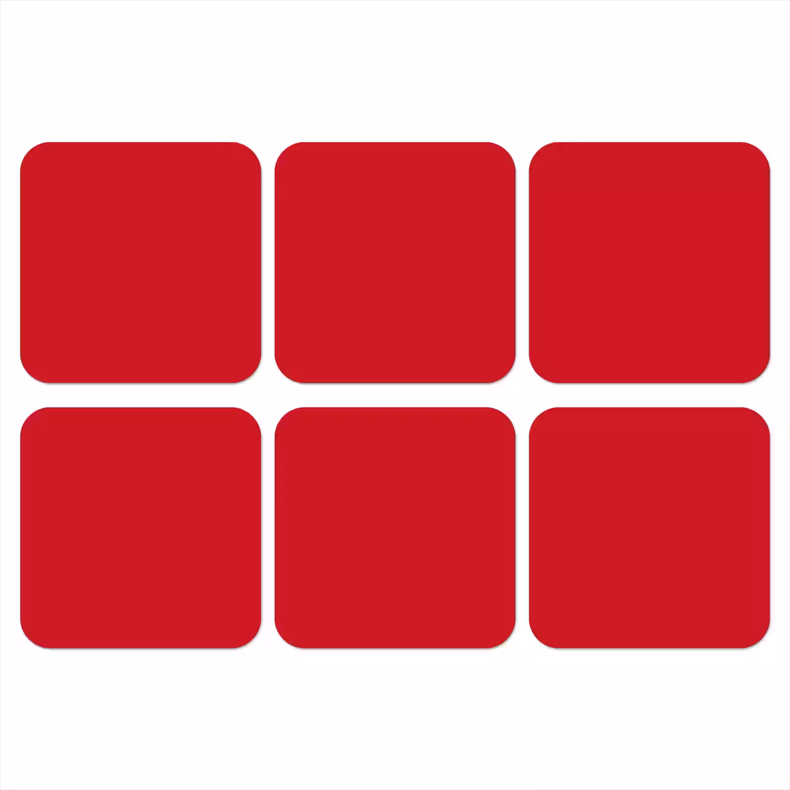 Onderzetter - Crimson - Velvet - Rood — 1
