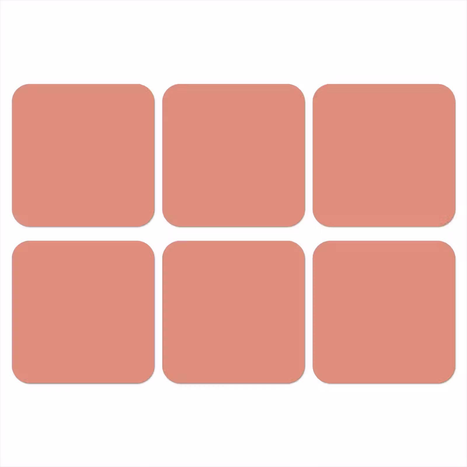 Onderzetter - Earthy - Rose - Koraal — 1