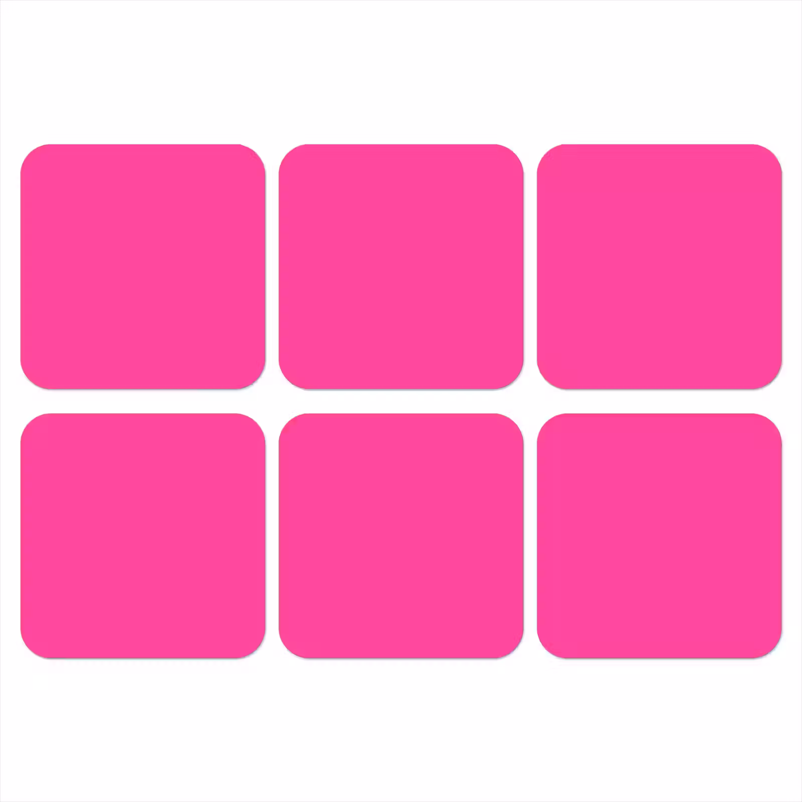 Onderzetter - Electric - Magenta - Roze — 1