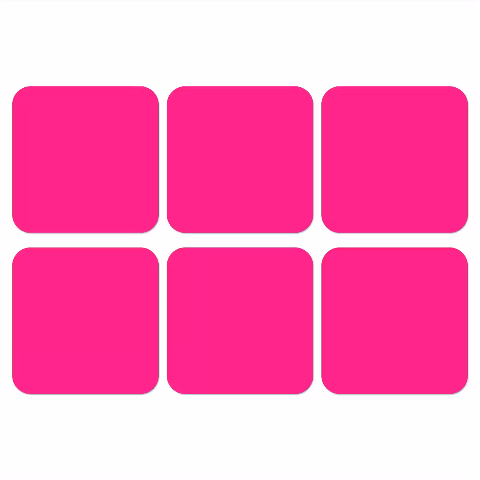 Onderzetter - Hot - Fuchsia - Roze — 1