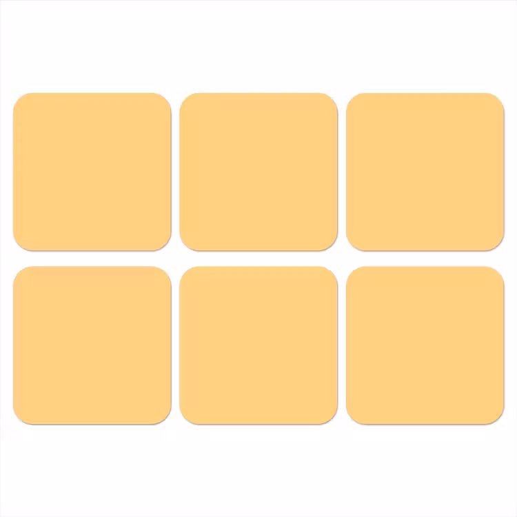 Onderzetter - Apricot - Ice - Oranje — 1