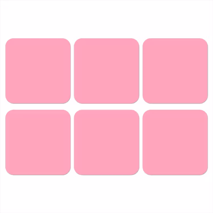 Onderzetter - Bubblegum - Pink - Roze — 1