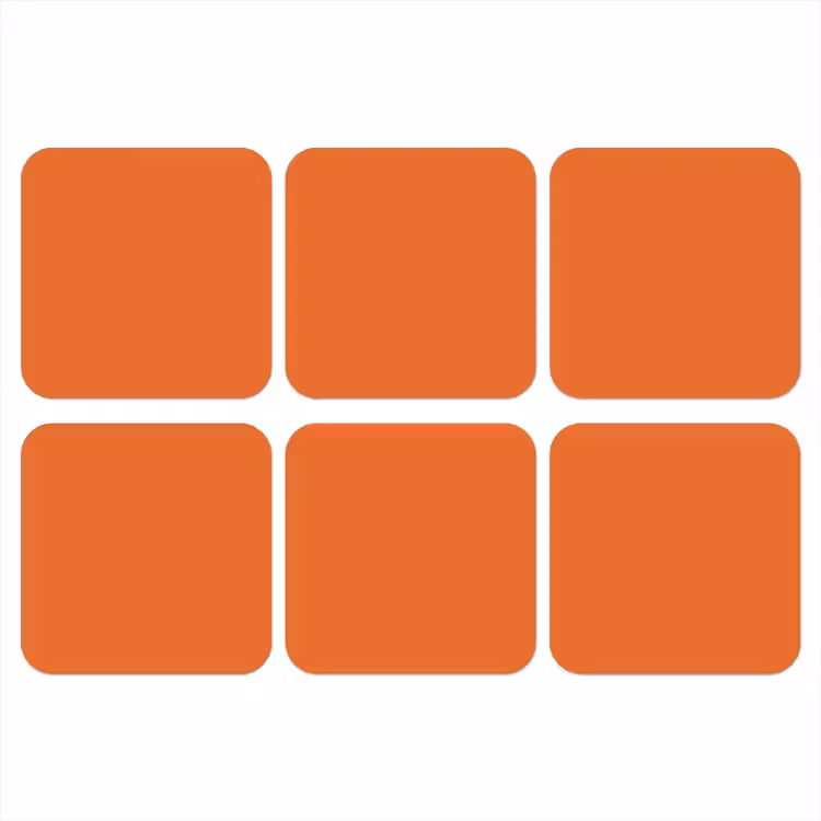 Onderzetter - Burnt - Sienna - Oranje — 1