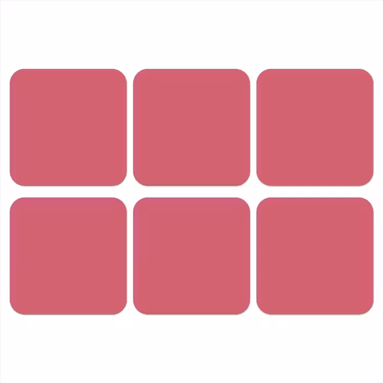 Onderzetter - Crimson - Rose - Roze — 1