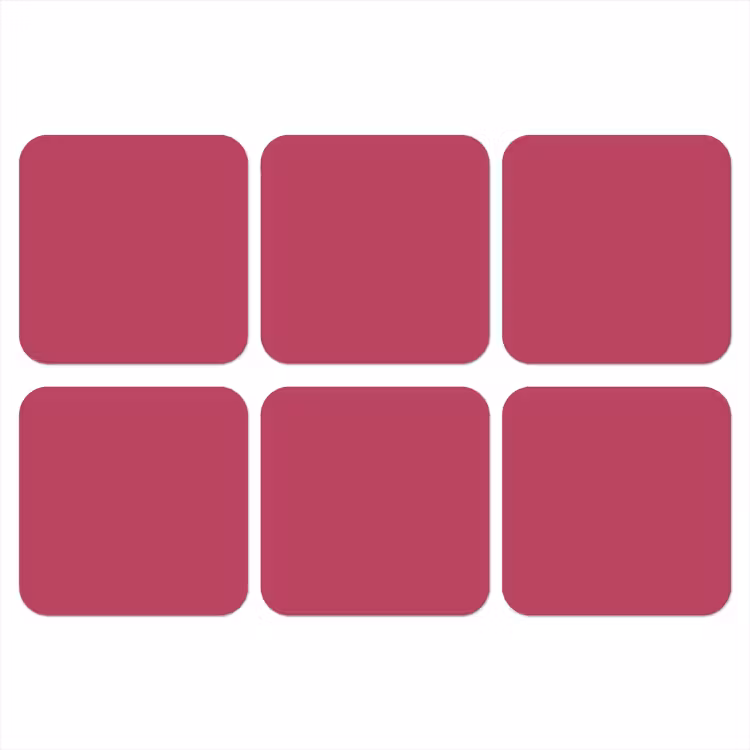 Onderzetter - Deep - Berry - Rood — 1