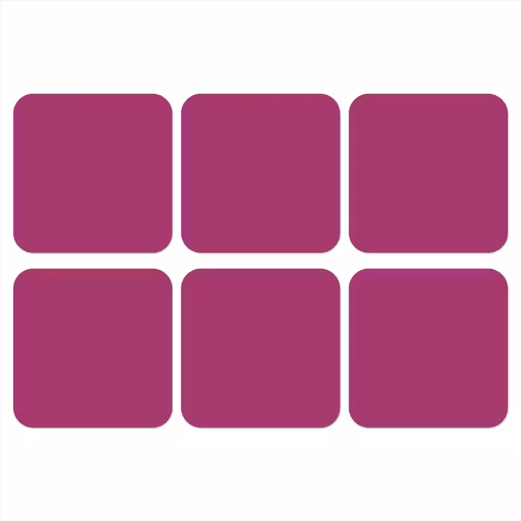Onderzetter - Deep - Magenta - Paars — 1