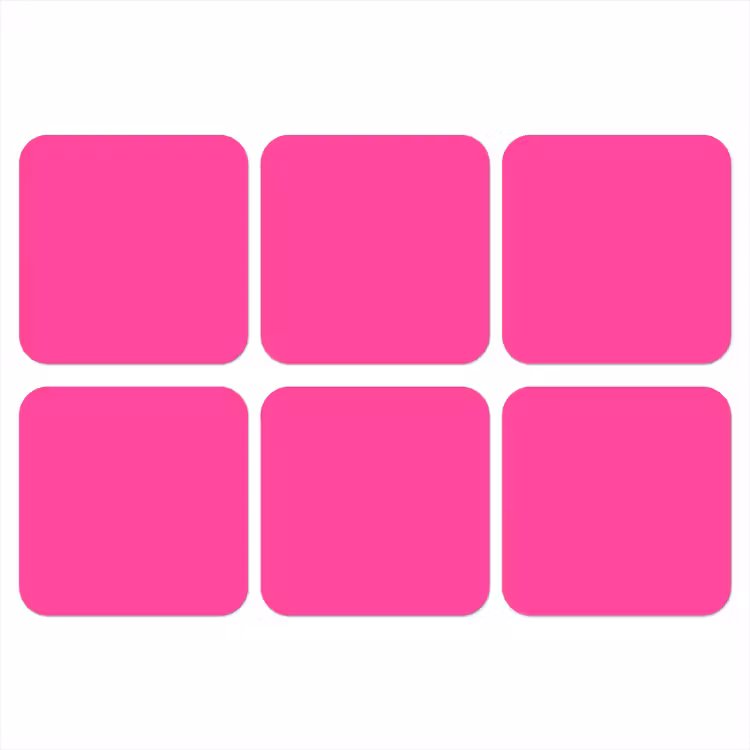 Onderzetter - Electric - Magenta - Roze — 1