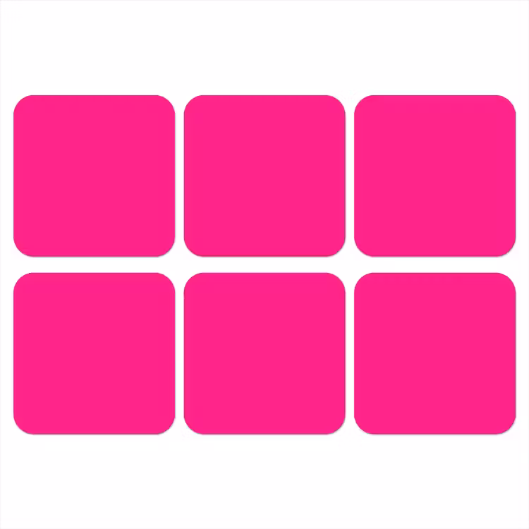 Onderzetter - Hot - Fuchsia - Roze — 1