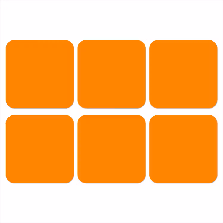 Onderzetter - Marigold - Glow - Oranje — 1