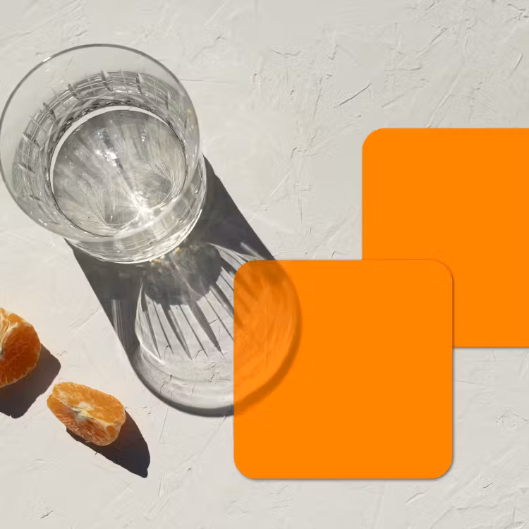 Onderzetter - Marigold - Glow - Oranje — 3