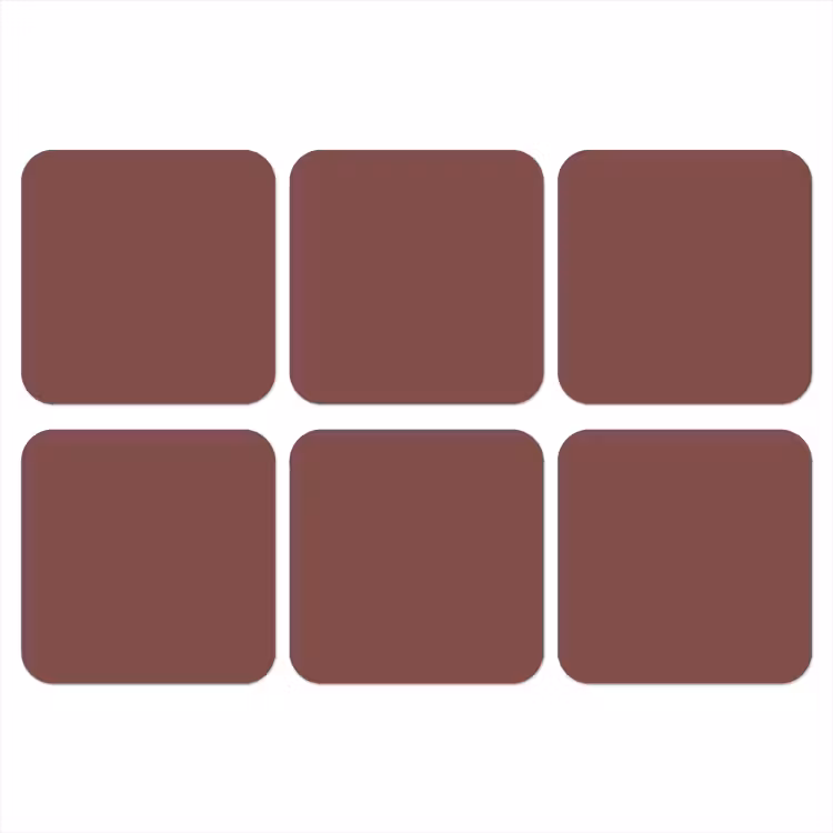 Onderzetter - Muted - Raisin - Rood — 1