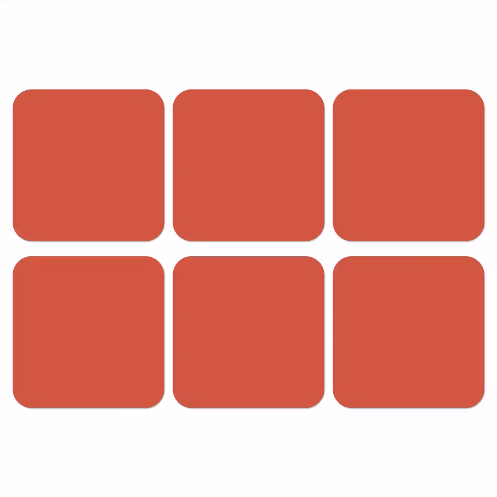 Onderzetter - Brick - Red - Rood — 1