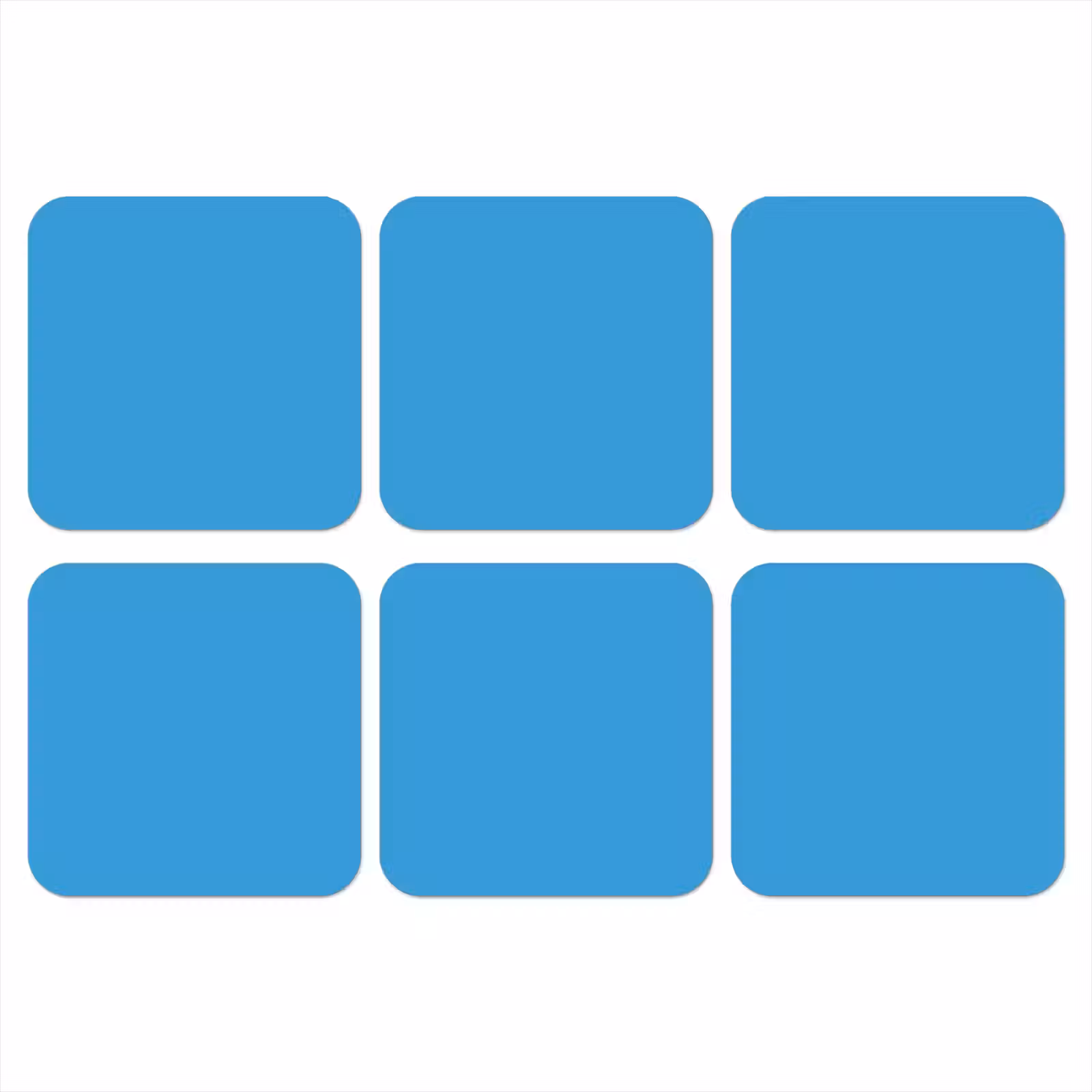 Onderzetter - Cerulean - Breeze - Blauw — 1
