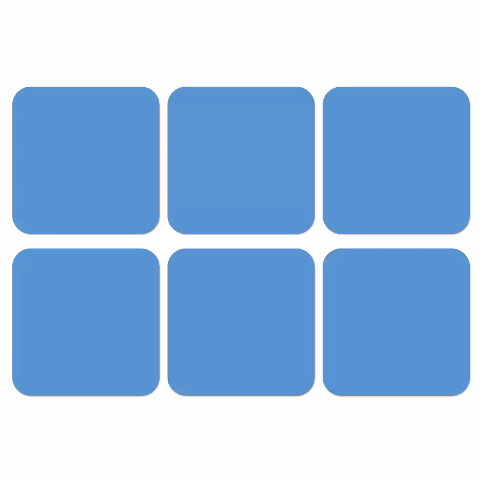 Onderzetter - Cornflower - Blue - Blauw — 1